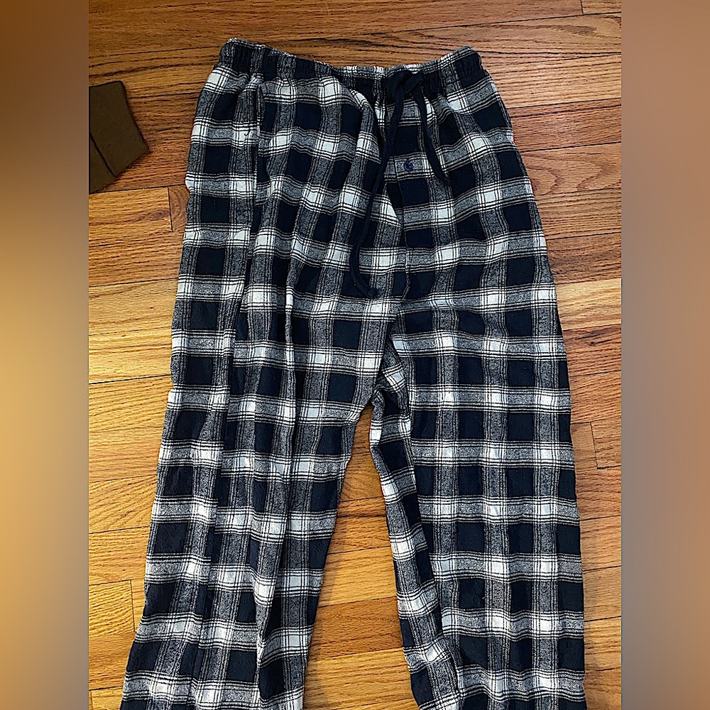 MENS PLADE PAJAMA PANTS
